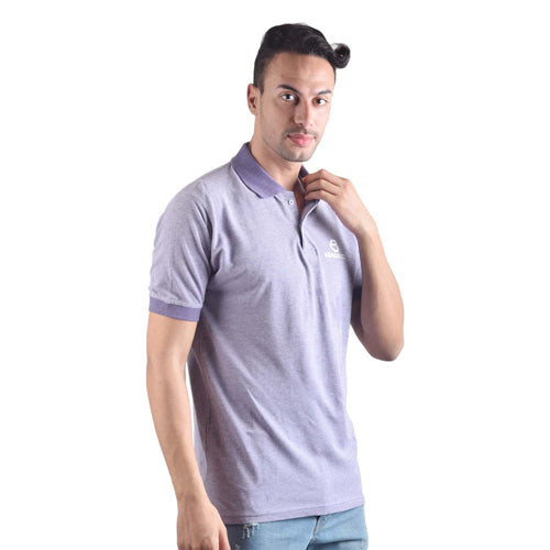 Purple Melange Polo