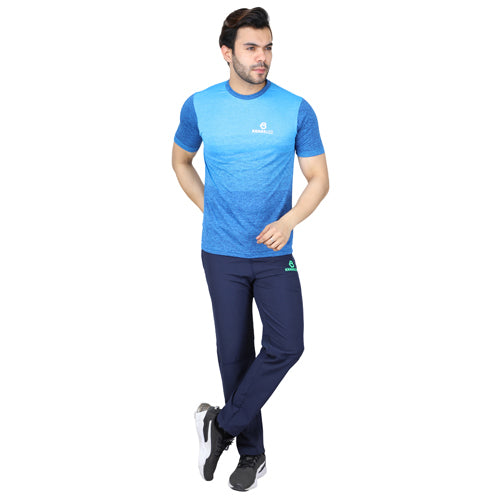 Royal Ombre Melange Short Sleeves – Round Neck