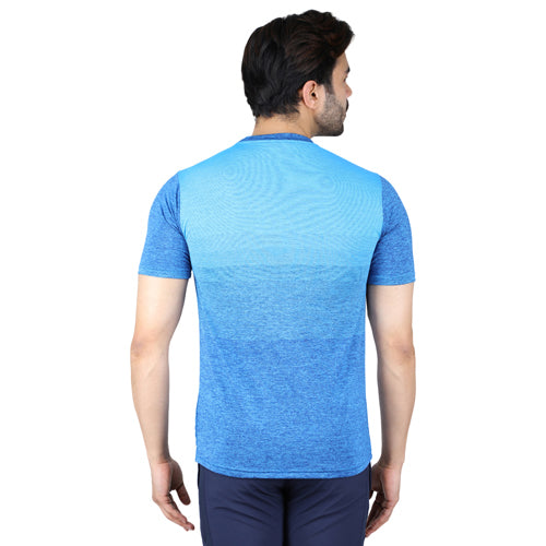 Royal Ombre Melange Short Sleeves – Round Neck