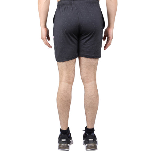 Dark Grey – Red Shorts