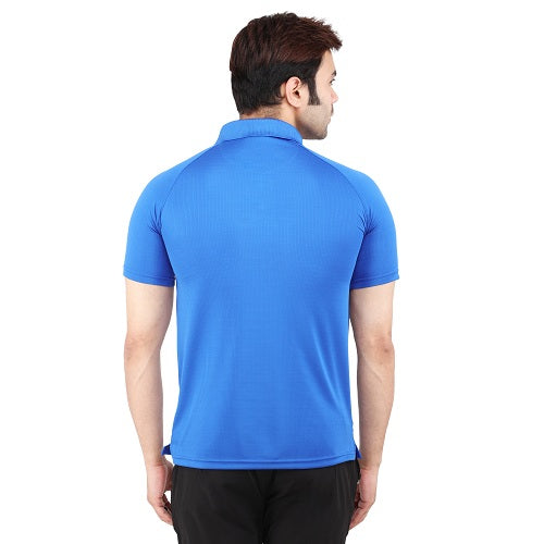 Royal Blue Short Sleeves – Collar