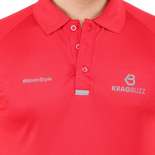 Red Golf T-Shirts( Mens Short Sleeves )