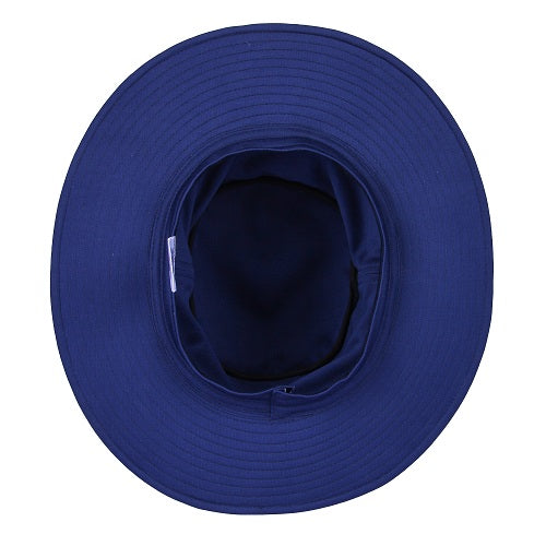 White – Royal Blue Hat