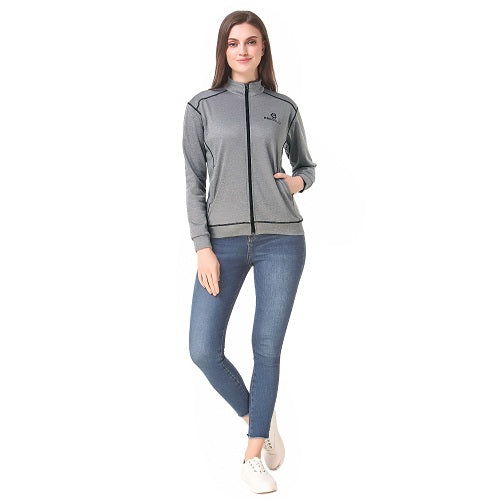 Mid grey melange jacket