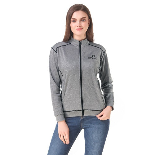 Mid grey melange jacket