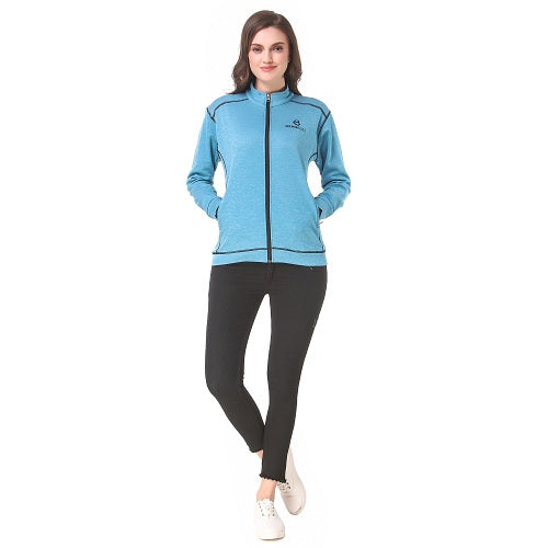 Light blue Melange jacket