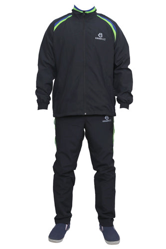 Navy Blue With Orange Track Suits