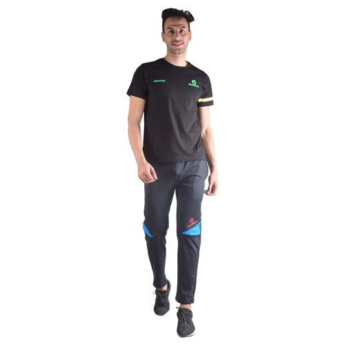 Black With Sky Blue Trouser