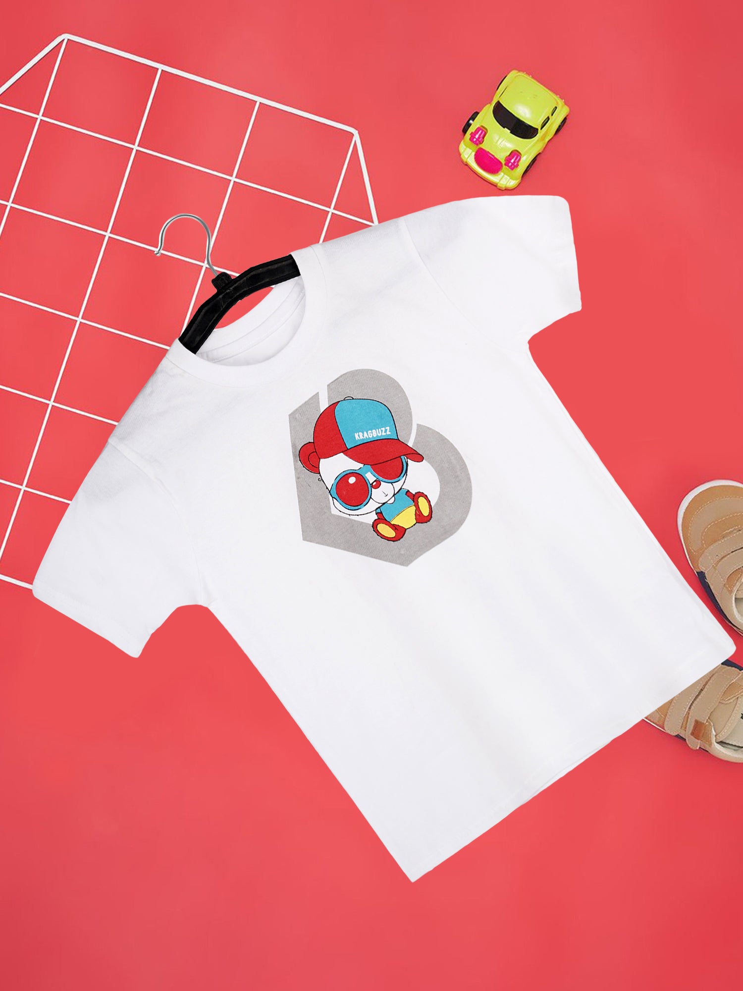 Printed Cotton T-Shirt for Kids | Soft & Comfortable Half Sleeve Tee with Cartoon Design | Casual Wear for Boys & Girls