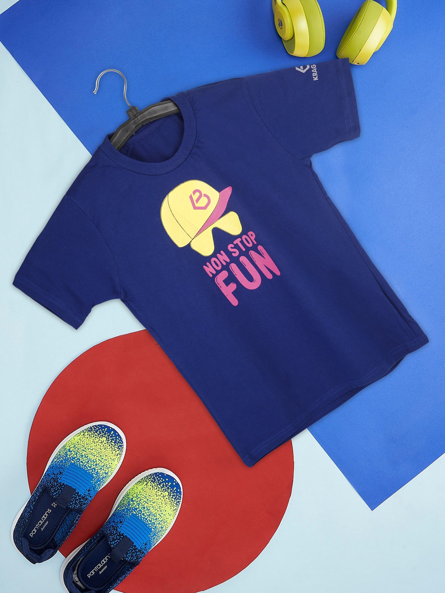 Printed Cotton T-Shirt for Kids | Soft Half Sleeve Tee with Fun Graphic Print | Comfortable Casual Wear for Boys & Girls