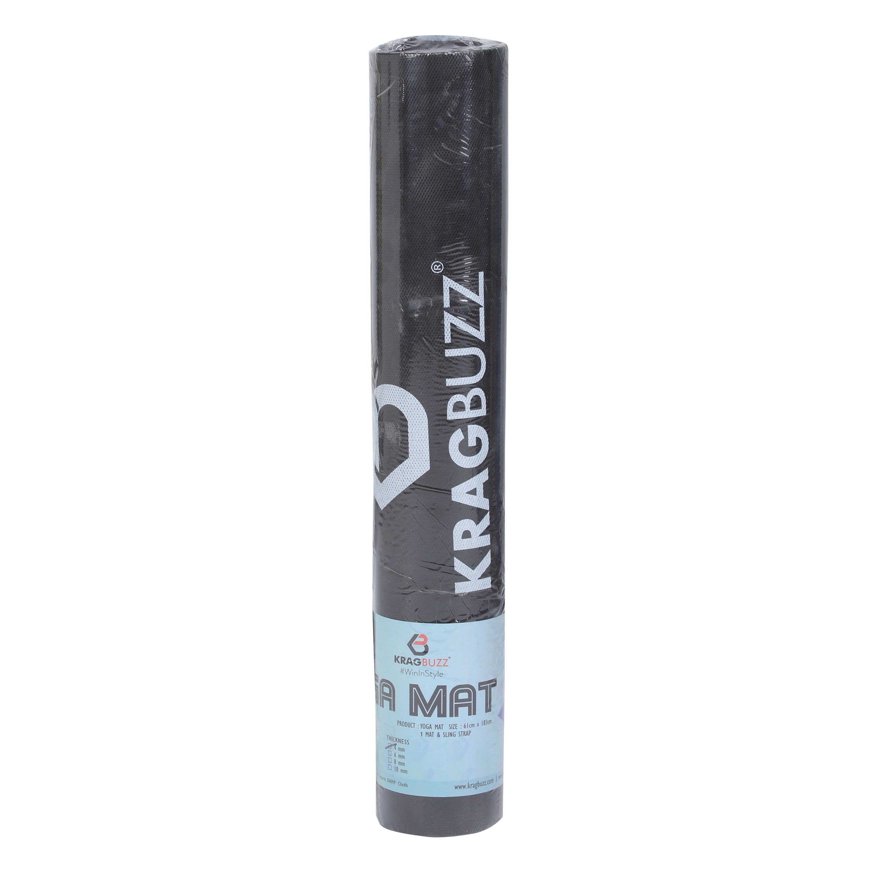 4 MM BLACK YOGA MAT