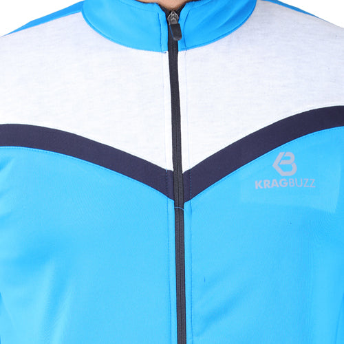 Aqua Blue with Light Grey Navy Blue Jacket Kragbuzz