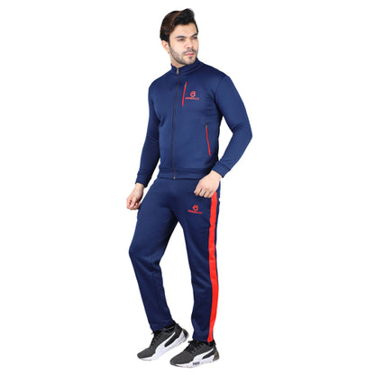 Navy Blue With Red Combo Track Suits