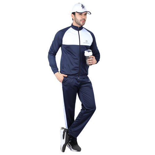 Navy Blue With White Combo Track Suits