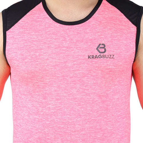 Pink Melange Tank