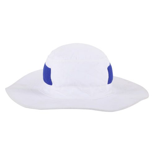 White – Royal Blue Hat