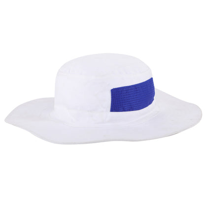 White – Royal Blue Hat