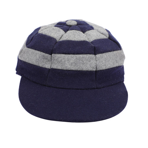 Navy Blue – Grey Baggy Caps