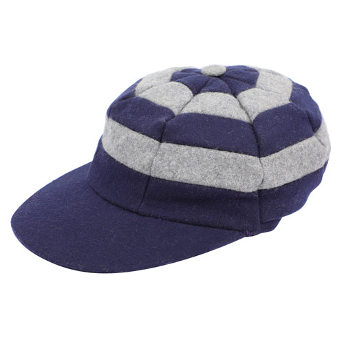 Navy Blue – Grey Baggy Caps