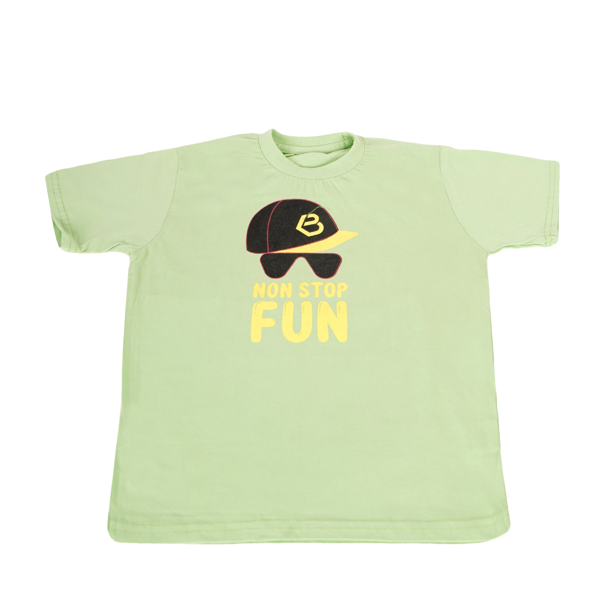 Printed Cotton T-Shirt for Kids | Soft Half Sleeve Tee with Fun Graphic Print | Comfortable Casual Wear for Boys & Girls