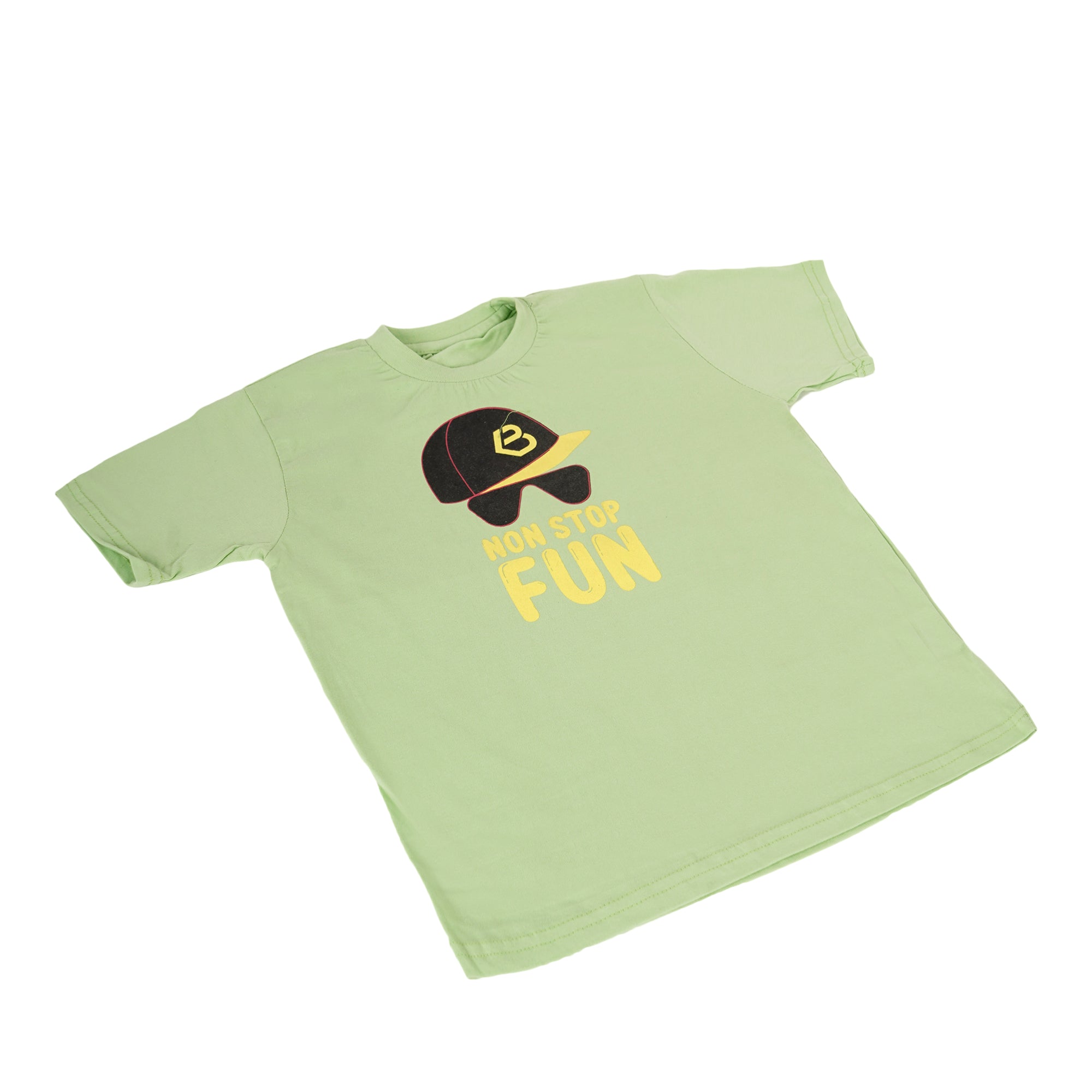 Printed Cotton T-Shirt for Kids | Soft Half Sleeve Tee with Fun Graphic Print | Comfortable Casual Wear for Boys & Girls