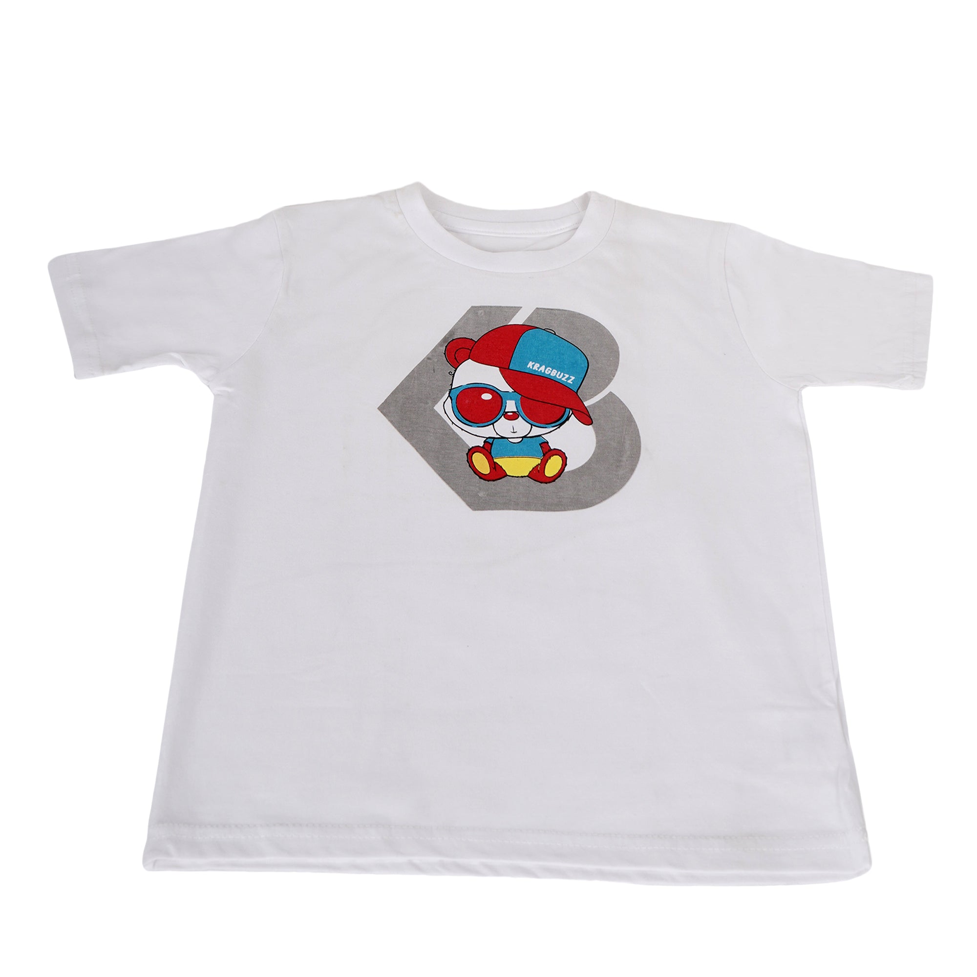 Printed Cotton T-Shirt for Kids | Soft & Comfortable Half Sleeve Tee with Cartoon Design | Casual Wear for Boys & Girls