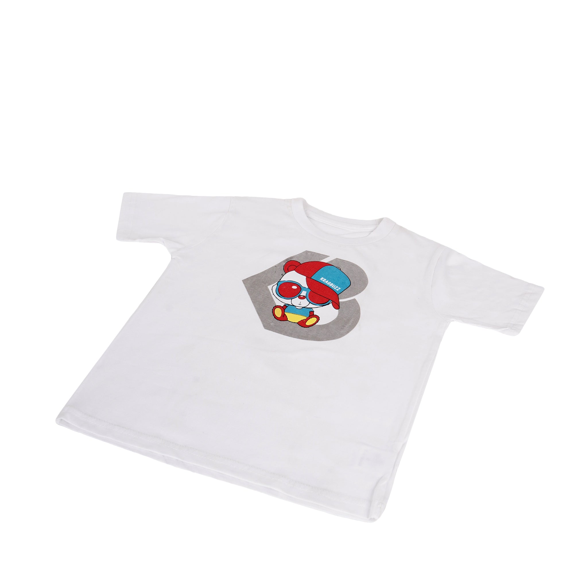 Printed Cotton T-Shirt for Kids | Soft & Comfortable Half Sleeve Tee with Cartoon Design | Casual Wear for Boys & Girls