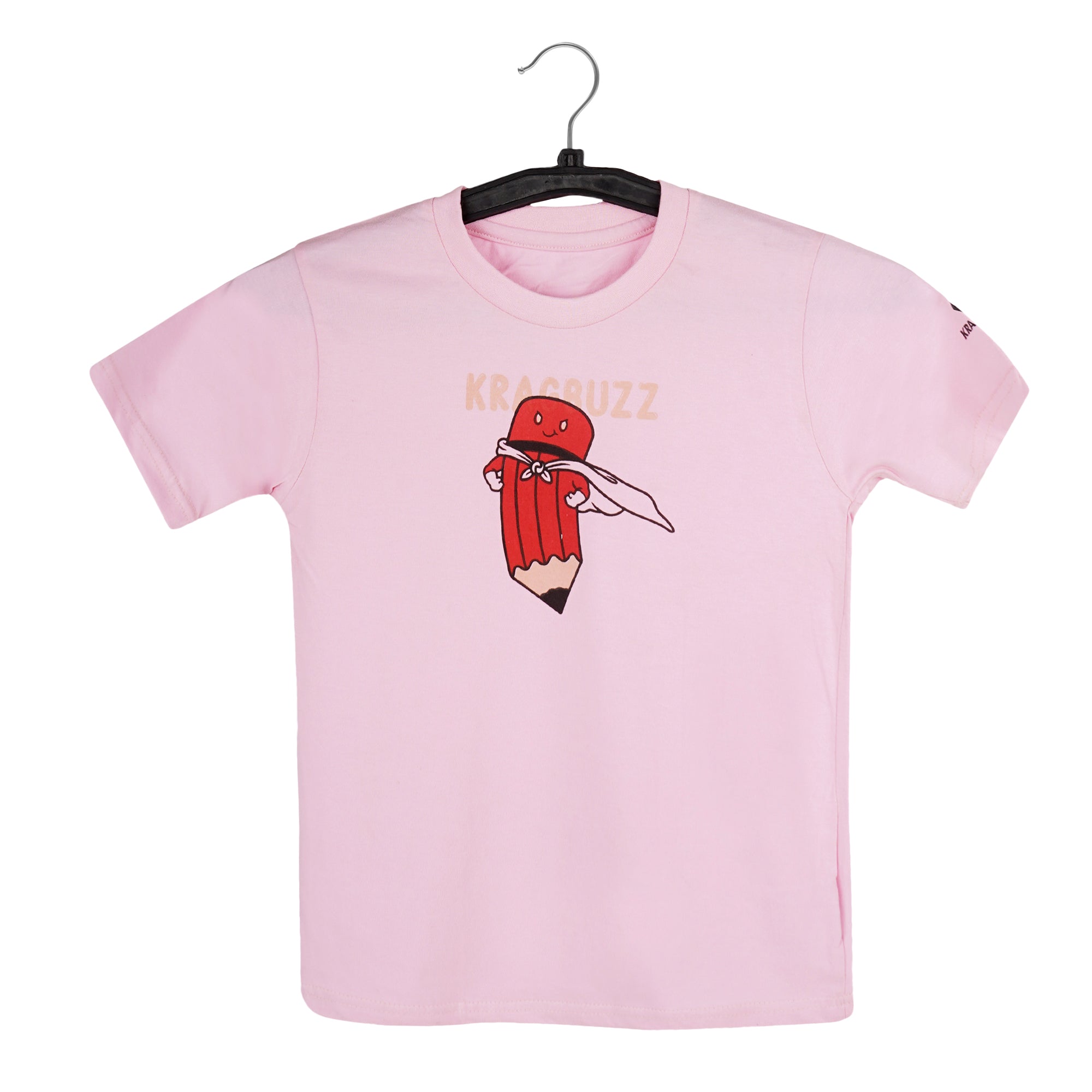 KRAGBUZZ Kids Printed Cotton T-Shirt | Soft Half Sleeve Tee with Cute Cartoon Design | Comfortable Casual Wear for Boys & Girls