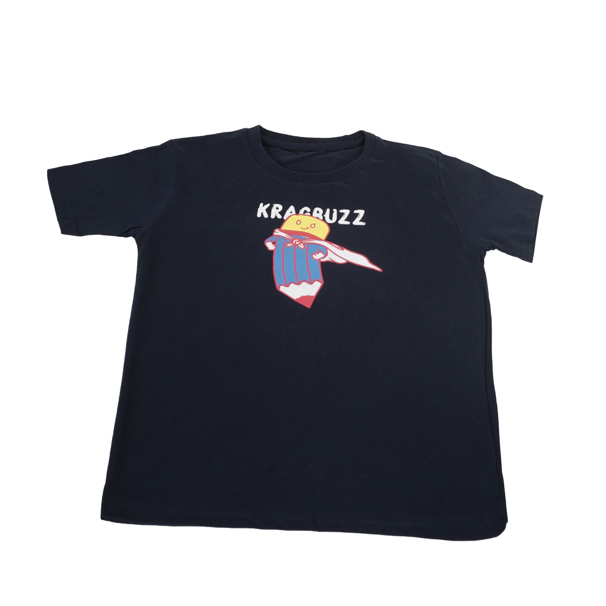 KRAGBUZZ Kids Printed Cotton T-Shirt | Soft Half Sleeve Tee with Cute Cartoon Design | Comfortable Casual Wear for Boys & Girls
