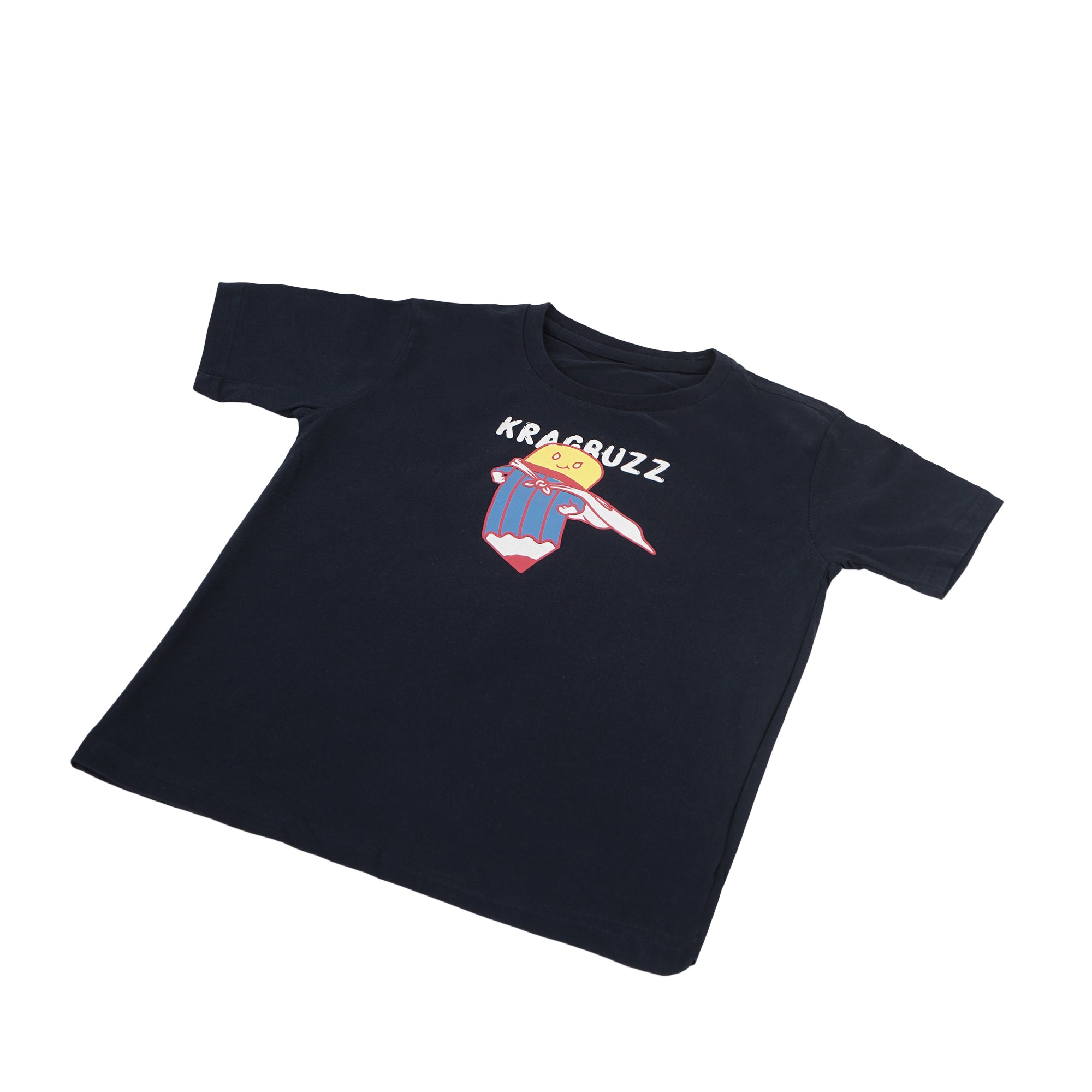 KRAGBUZZ Kids Printed Cotton T-Shirt | Soft Half Sleeve Tee with Cute Cartoon Design | Comfortable Casual Wear for Boys & Girls