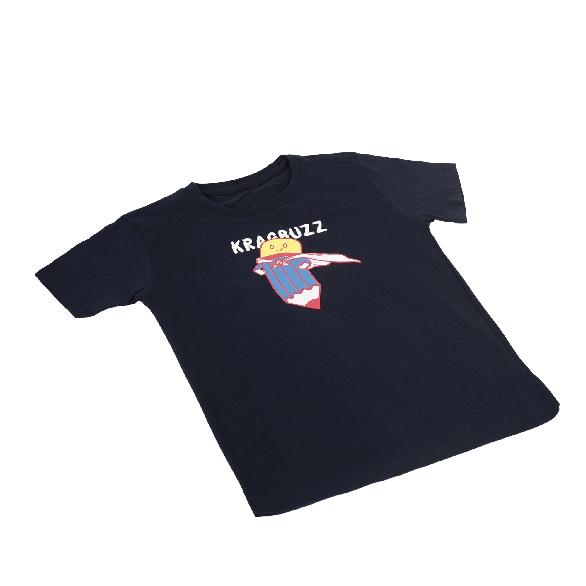 KRAGBUZZ Kids Printed Cotton T-Shirt | Soft Half Sleeve Tee with Cute Cartoon Design | Comfortable Casual Wear for Boys & Girls