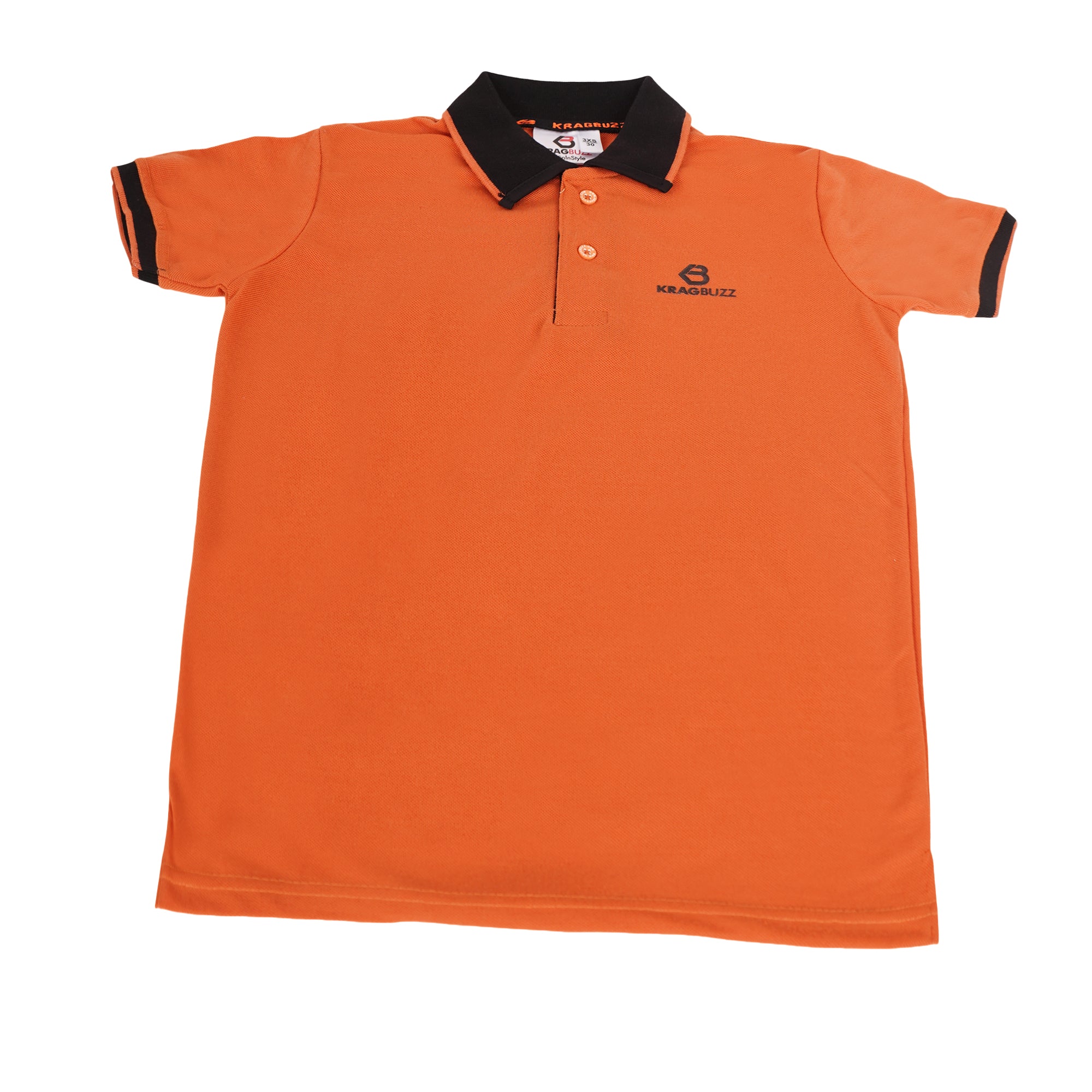 KRAGBUZZ Men’s Polo T-Shirt | Premium Cotton Half Sleeve Collared T-Shirt | Comfortable Casual & Office Wear
