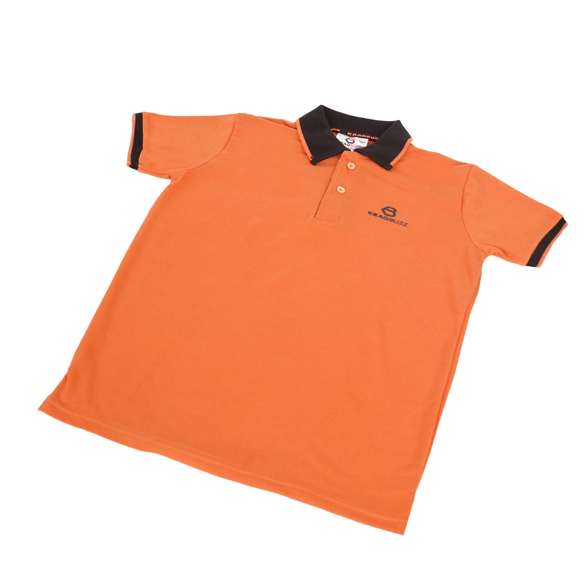 KRAGBUZZ Men’s Polo T-Shirt | Premium Cotton Half Sleeve Collared T-Shirt | Comfortable Casual & Office Wear
