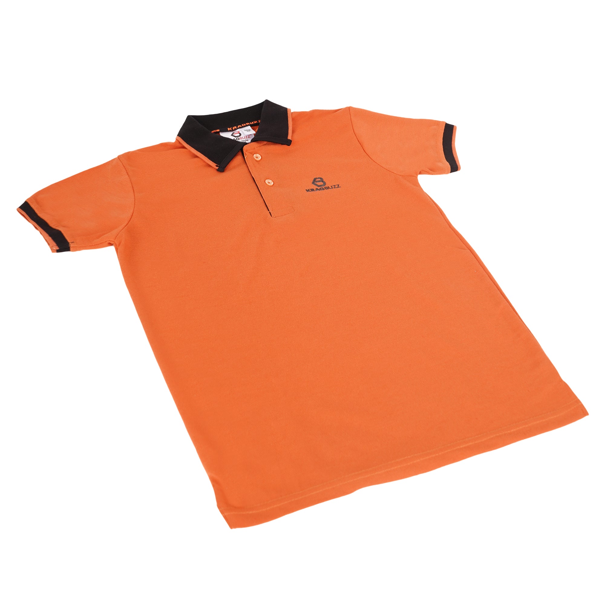 KRAGBUZZ Men’s Polo T-Shirt | Premium Cotton Half Sleeve Collared T-Shirt | Comfortable Casual & Office Wear