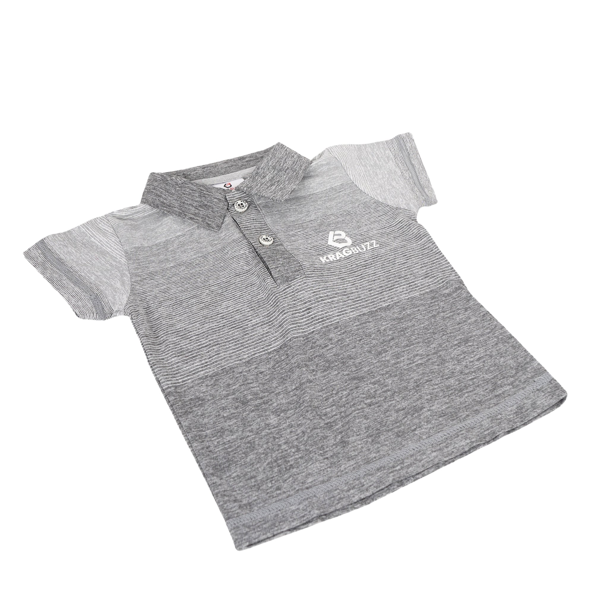 KRAGBUZZ Kids Polo T-Shirt | Premium Cotton Blend Half Sleeve Collared T-Shirt | Comfortable Casual Wear for Boys & Girls