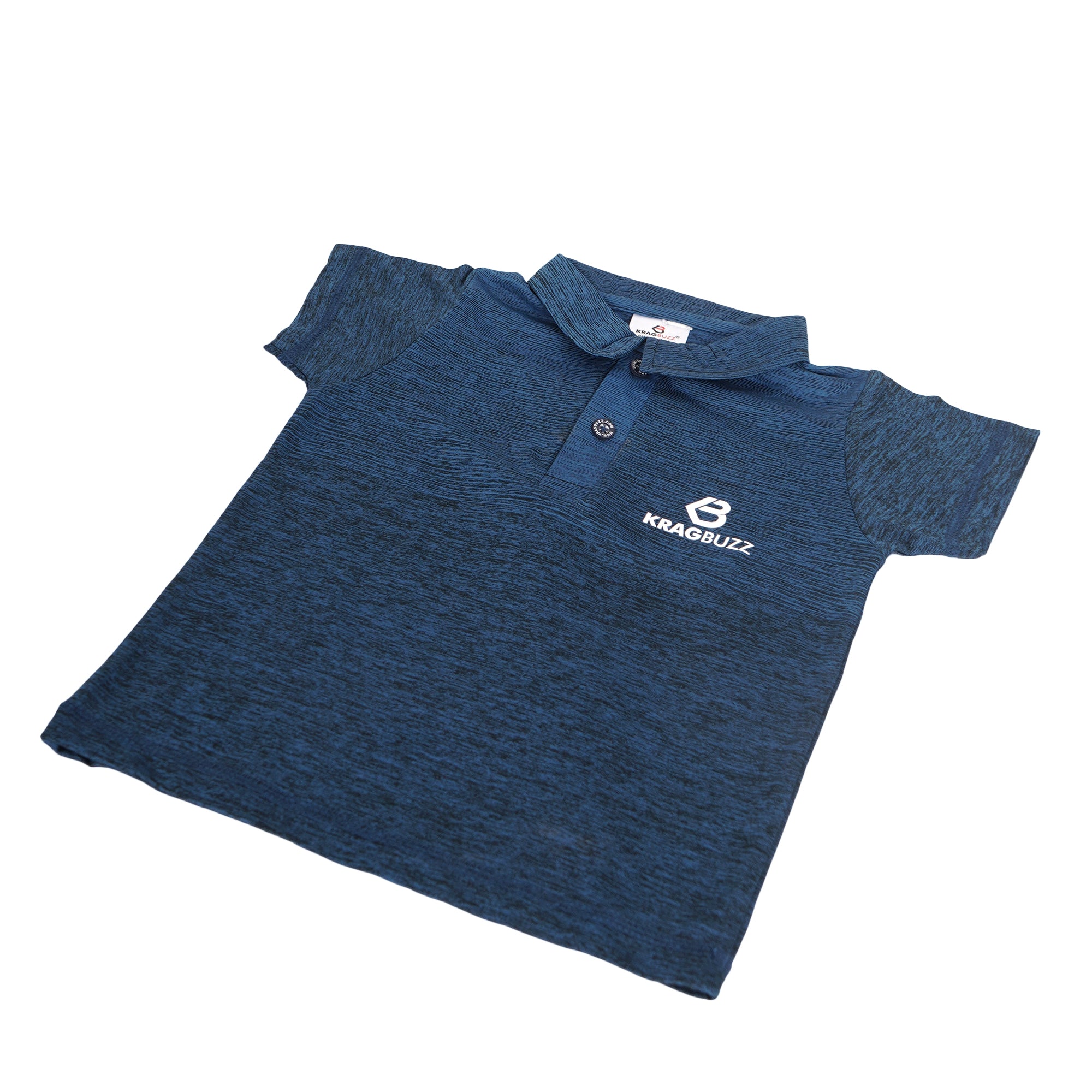 KRAGBUZZ Kids Polo T-Shirt | Premium Cotton Blend Half Sleeve Collared T-Shirt | Comfortable Casual Wear for Boys & Girls
