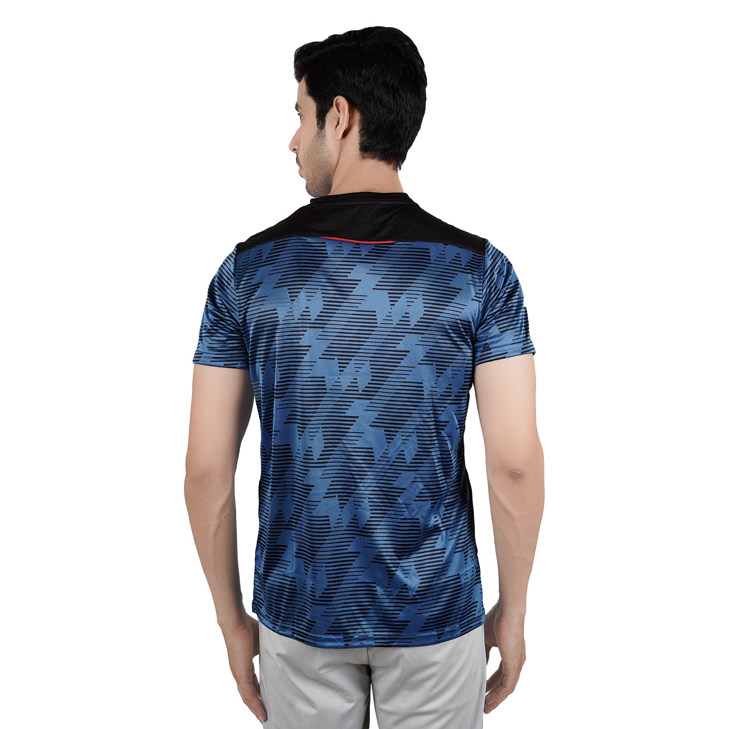 ZIG ZAG ROUND NECK