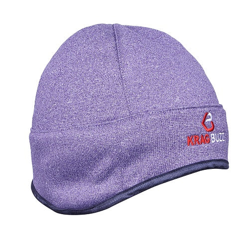Purple Melange Woolen Cap