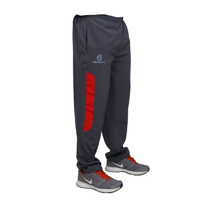 Black With Red Woven Trouser